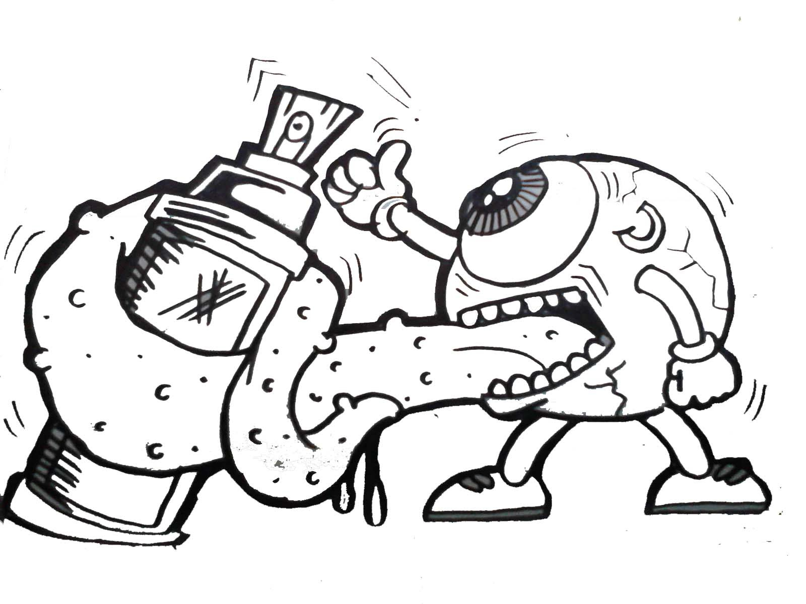 1600x1200 Graffiti Eye Drawing