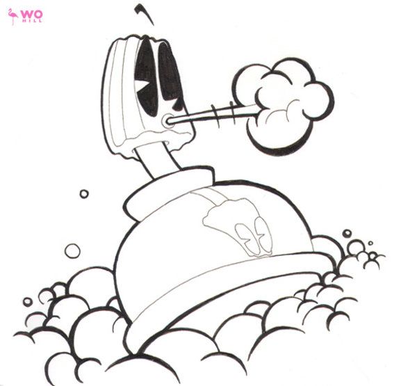 600x555 Graffiti characters faces Graffiti Art Characters Spray Can Draw