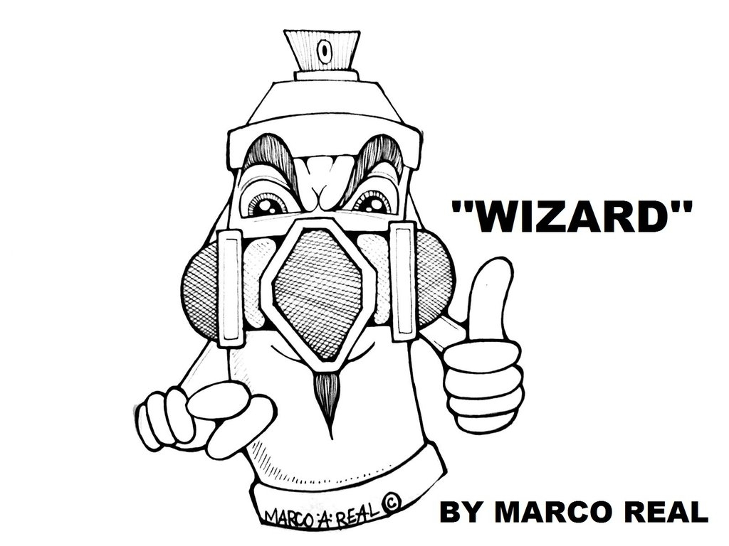 1024x768 Graffiti Spray Can Drawings