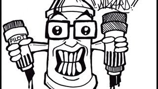 320x180 How To Draw A Graffiti Spray Paint Can With A Gals Mask Video