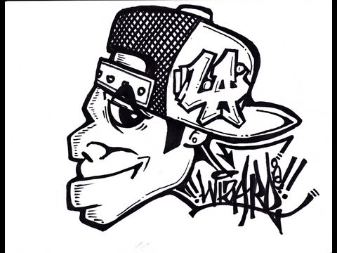 480x360 Wizard (Cholowiz13) How To Draw A Oldschool Graffiti Character