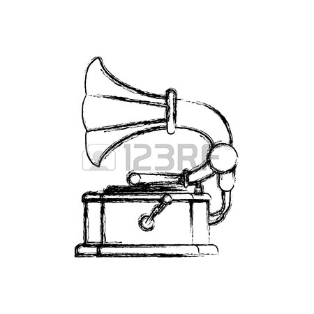 Gramophone Drawing