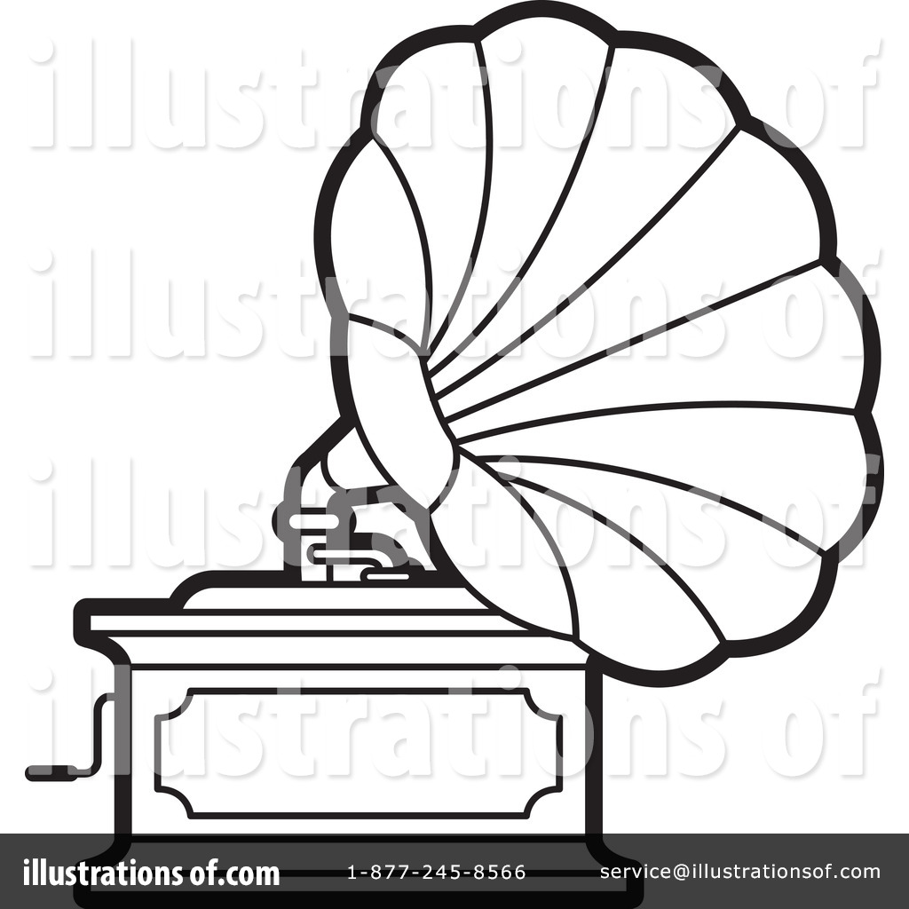1024x1024 Gramophone Clipart