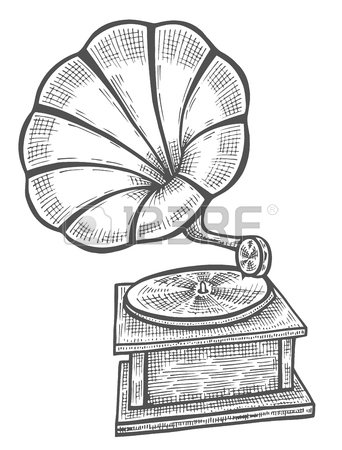 342x450 677 Gramophone Needle Stock Illustrations, Cliparts And Royalty