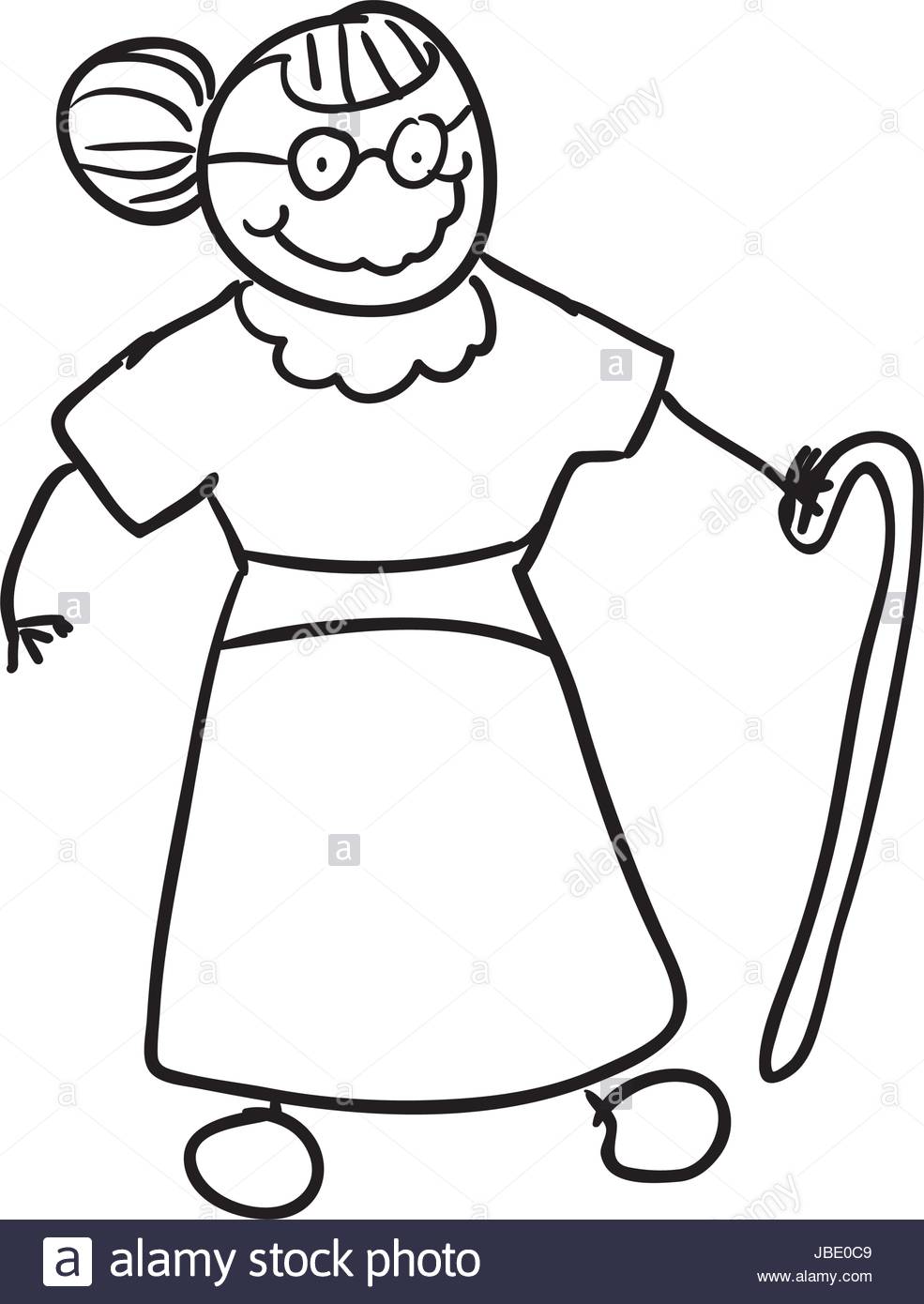 985x1390 Grandfather Doodle Draw Stock Vector Art Amp Illustration, Vector