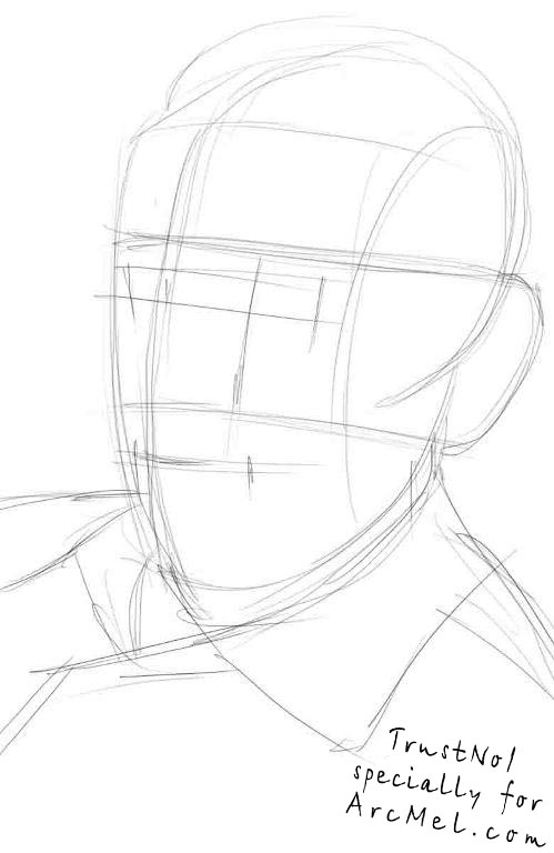 499x768 How To Draw A Grandfather Step By Step