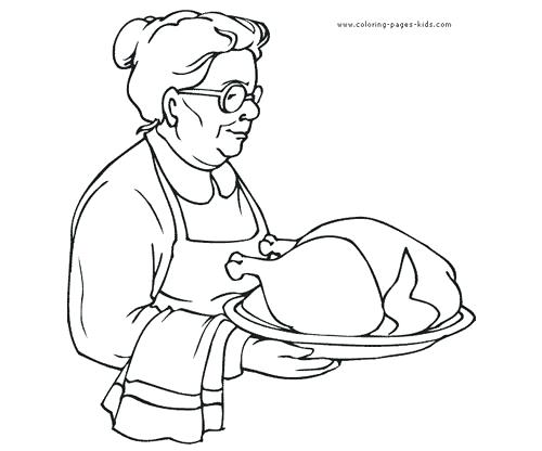 500x416 Grandmother Coloring Pages Grandmothers Day Coloring Pages 1table.co