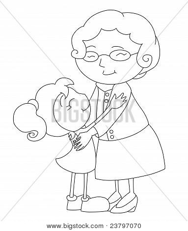 383x470 Grandmother Grandchildren Image Amp Photo Bigstock
