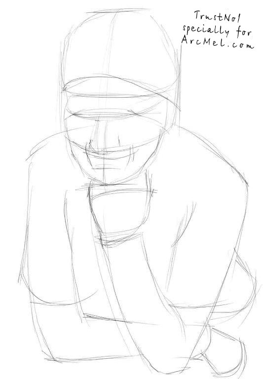 533x768 How To Draw A Grandma Step By Step