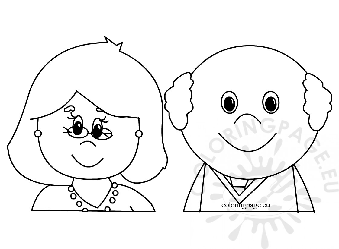 1122x826 Happy Grandparents Day Coloring Page Grandma Grandpa Coloring Page