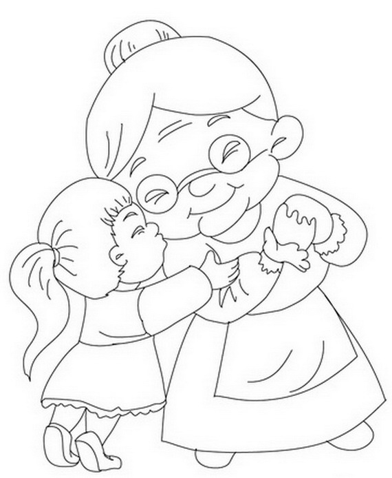 570x694 Grandparents Day Coloring Pages Amp Activities For Kids