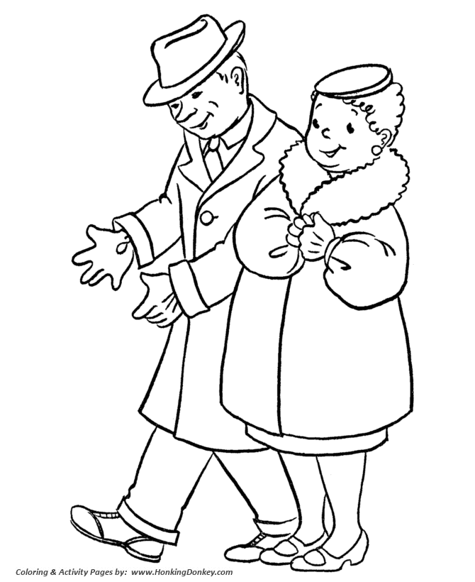 670x820 Grandparents Day Coloring Pages