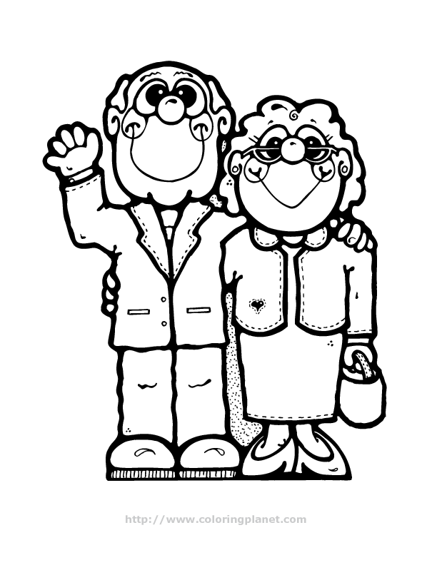 612x792 Image Result For Elderly Cartoon Coloring Pages For Adults