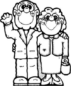 236x287 Dibujos De Abuelos Para Colorear Grandparents