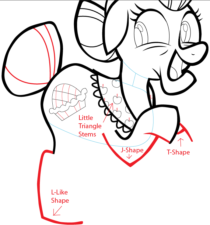 690x737 How To Draw Granny Smith From My Little Pony Friendship Is Magic