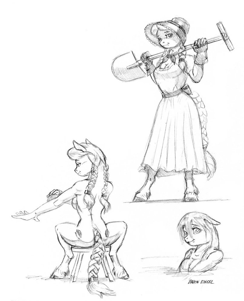 806x992 Young Granny Smith By Baron Engel