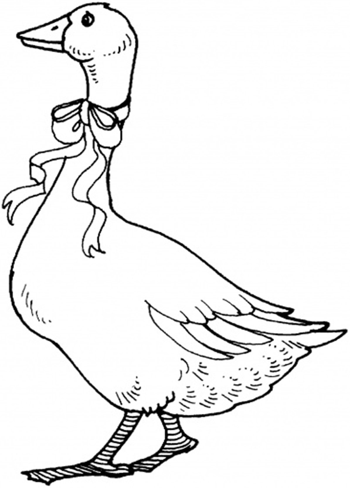 1194x1664 Granny Goose Animal Farm South Coast Free Draw To Color