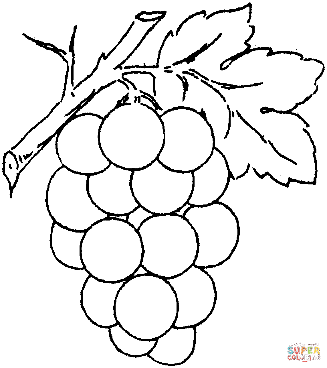 1143x1285 Grape 2 Coloring Page Free Printable Coloring Pages