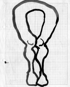 236x291 Flow , Ink On Graph Paper Ink On Paper Published Work 9 X 10