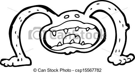 450x244 Cartoon Weird Monster Vector