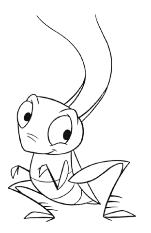 312x480 Grasshopper Coloring Page Free Printable Coloring Pages