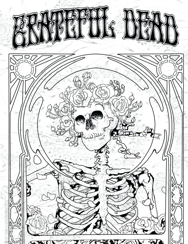 Printable Grateful Dead Coloring Pages Free - Printable Word Searches