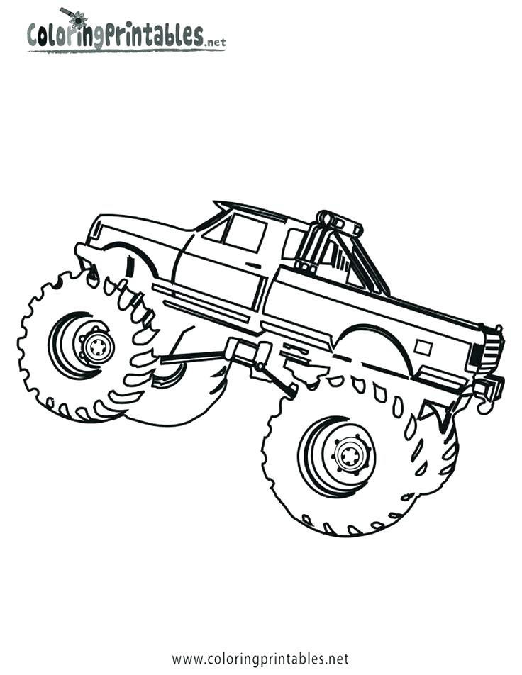 736x952 Free Printable Monster Truck Coloring Pages Grave Digger Coloring