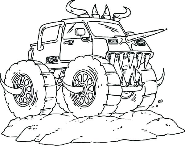 600x473 Monster Jam Coloring Book Grave Digger Monster Truck Coloring