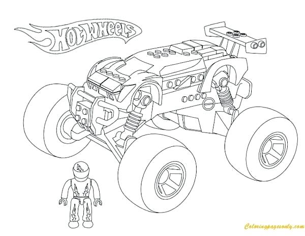 600x463 Coloring Pages Of Monster Trucks Download Coloring Pages Monster