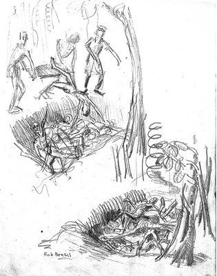 315x400 Figure 02.11. Mass Grave. Thumbnail Sketch.