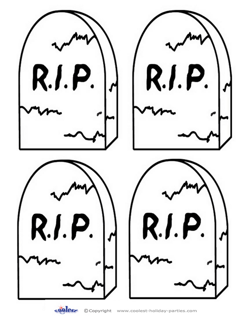 850x1100 Small Printable Bampw Gravestone
