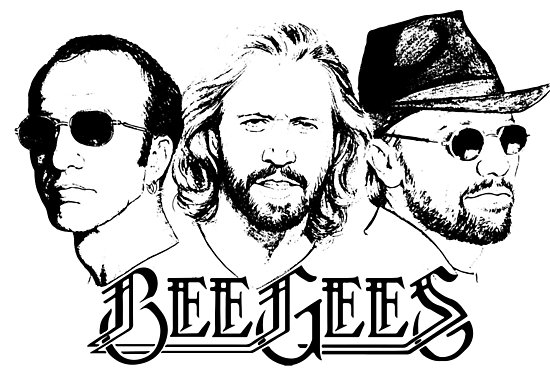 550x371 Bee Gees, Stayin Alive,artwork On Wall Prints, Apparel, Mugs, T