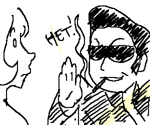 300x250 The Grease Guy Rejecting A Girl And Keep The Coo (Drawing By Mike1388)