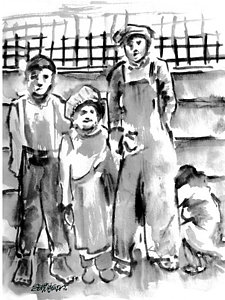 225x300 Great Depression Drawings Fine Art America