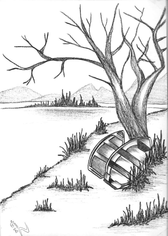 700x982 Best Scenery Of Drawing Ideas For Kids