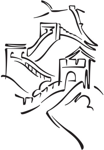 345x497 Great Wall Of China Wall Decal Crafts Wall Decals