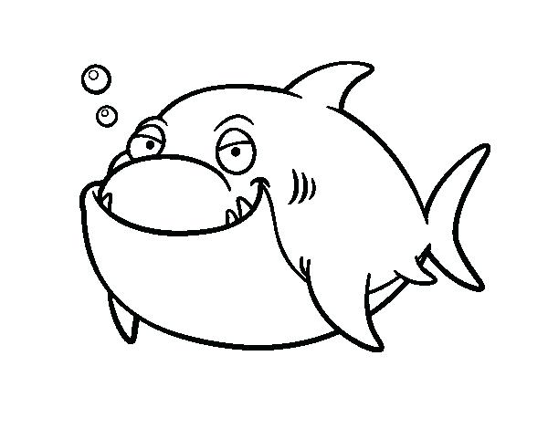 600x470 Great White Shark Coloring Coloring Shark Draw Background Great