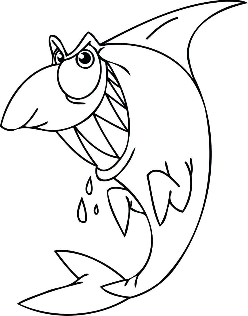 863x1100 7 Images Of Monster Shark Coloring Pages With Mouth Open Page