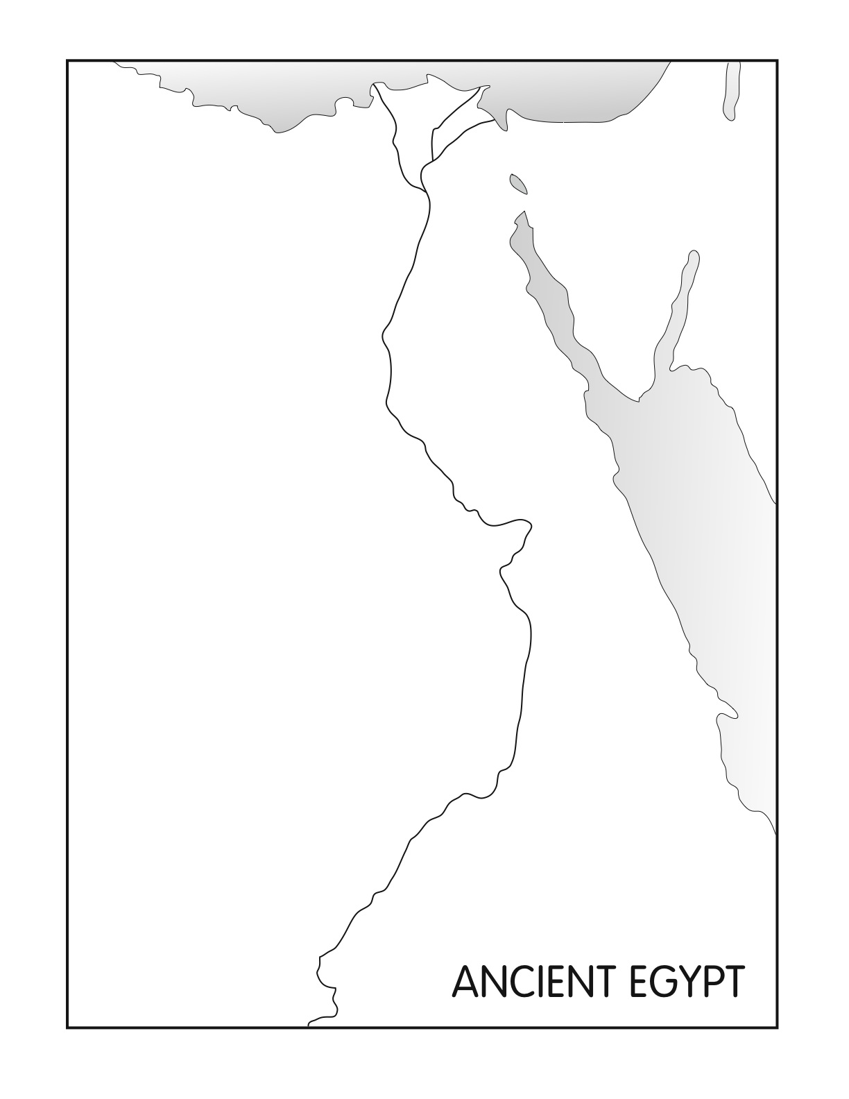 1224x1584 Outline Maps Ancient Egypt And Greece