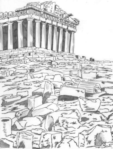 380x500 Greek Ruins By Werner Mueck