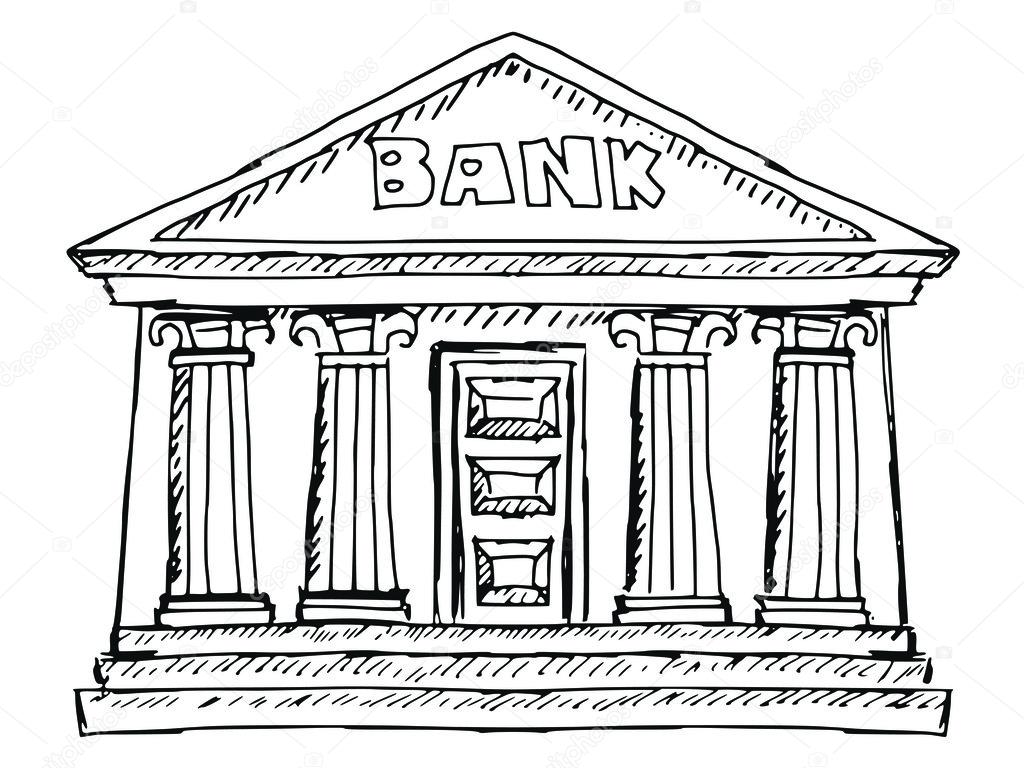 1024x768 Building Of Bank Stock Vector Perysty