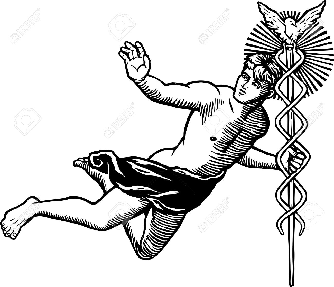 1300x1117 Greek God Hermes Royalty Free Cliparts, Vectors, And Stock