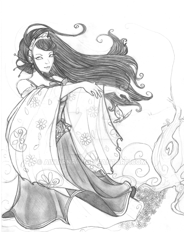 600x753 Greek Goddess Antheia By Aiwarnfae