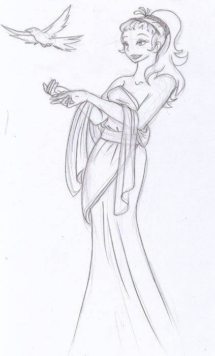 423x700 Greek Goddess Aphrodite By Phishritzy