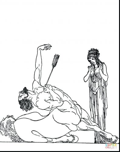 395x500 Coloring Page ~ Greek Mythology Coloring Pages God
