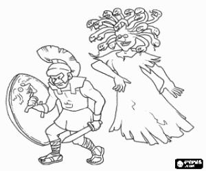 300x250 Ancient Greece Colouring Pages