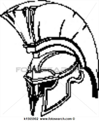382x470 Greek Warrior Clipart