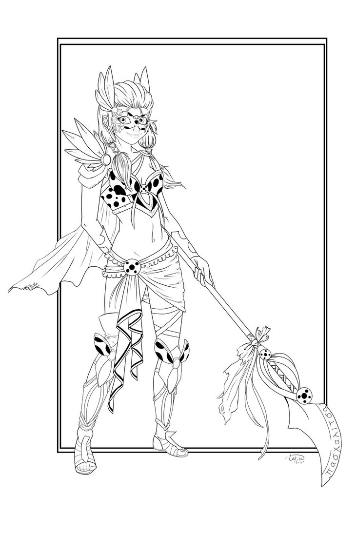 730x1095 The Miraculous Ladybug Greek Warrior By Tsademcxo