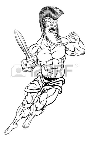 285x450 An Illustration Of A Gladiator, Ancient Greek, Trojan Or Roman