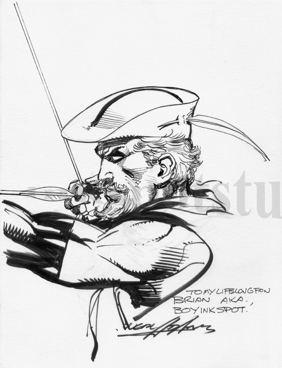 959x1250 Neal Adams Green Arrow Sketch, In Brian G. Mckenna's Permanent